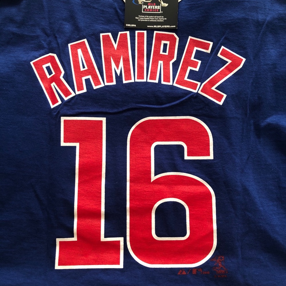 NWT Ramirez #16 Chicago Cubs T Shirt Baseball